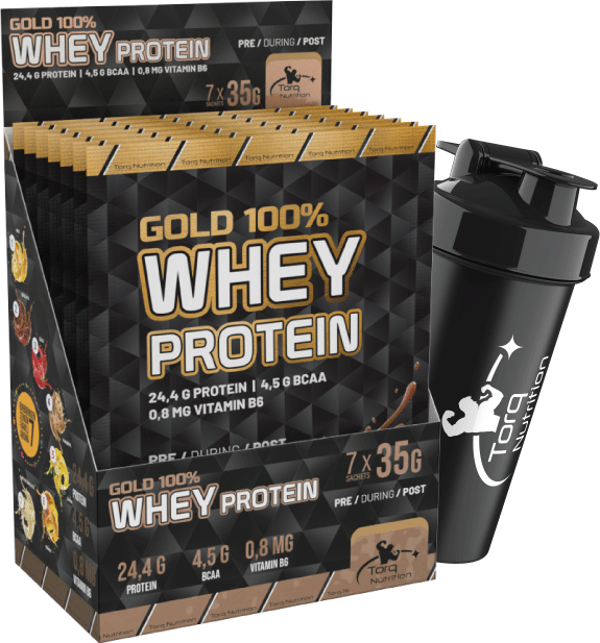 Torq Nutrition Gold Whey Protein 35 Gr x 7 SAŞE - Beyaz Çikolata - Image 1