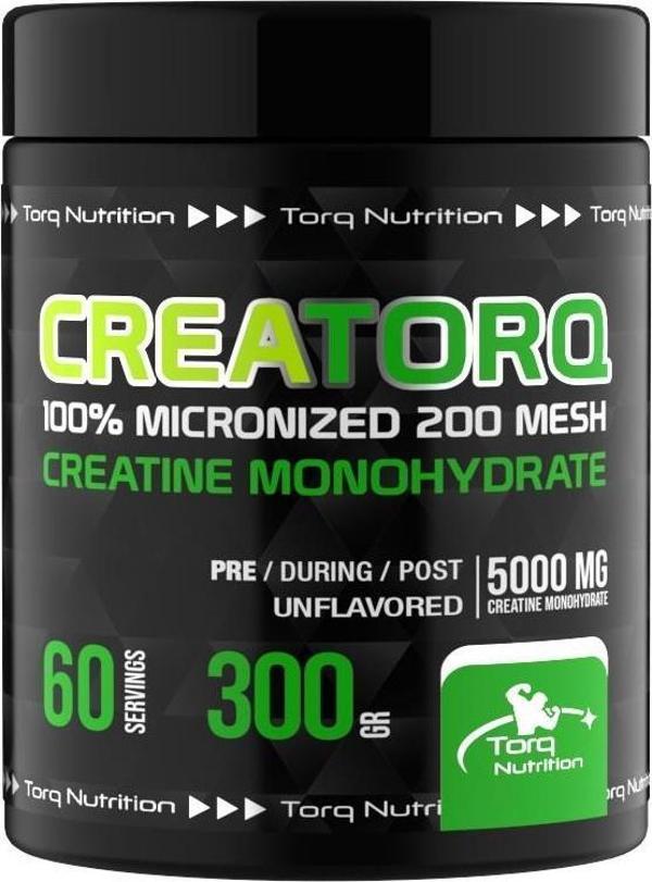 Torq Nutrition Creatorq %100 Micronized Creatine Monohydrate 300 gr - Image 1