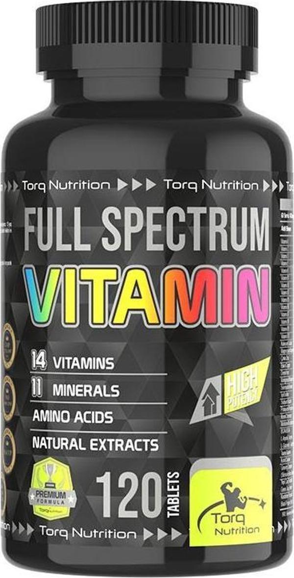 Torq Nutrition Full Spectrum Vitamin 120 Tablet | Multivitamin - Multimineral - Image 1