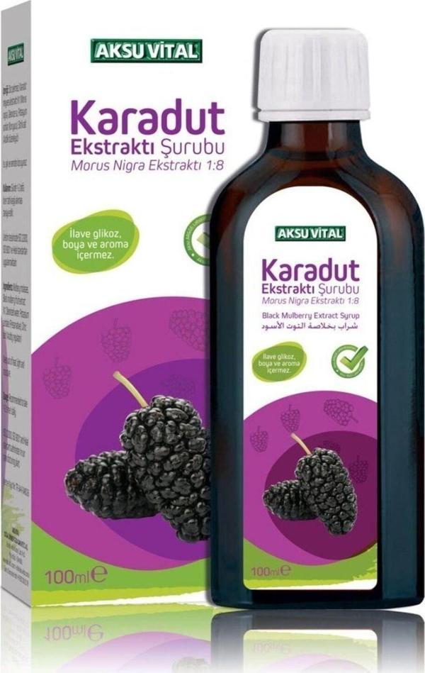 Aksu Vital Karadut Ekstraktı Şurubu 100 Ml - Image 1