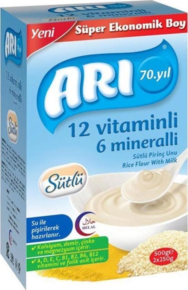Arı Mama Sütlü Pirinç Unu 500 gr - Image 1