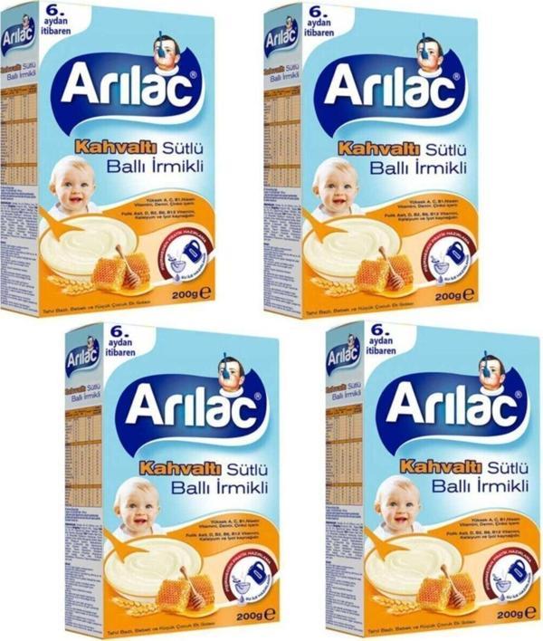 Arılac Ballı Irmikli Kaşık Maması 200 gr X 4 Adet - Image 1