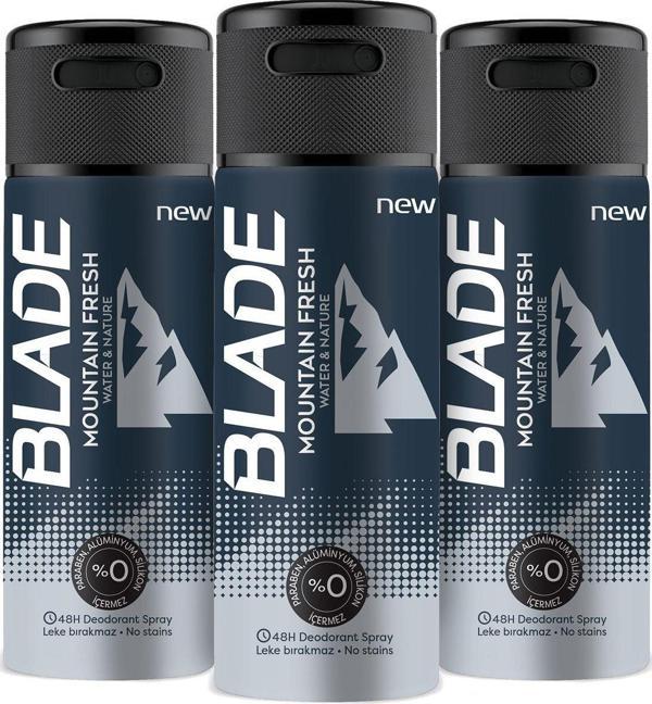 Blade Mountain Fresh Deodorant 3x150ml - Image 1