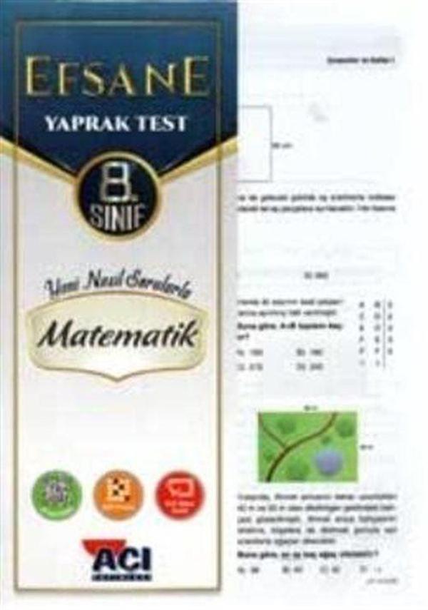 8. Sınıf Matematik Çek Kopart Yaprak Test - Açı Yayınları - Image 1