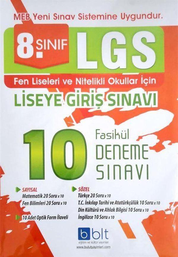 LGS 8. Sınıf 10 Fasikül Deneme Sınavı - Bulut Eğitim ve Kültür Yayınları - Image 1