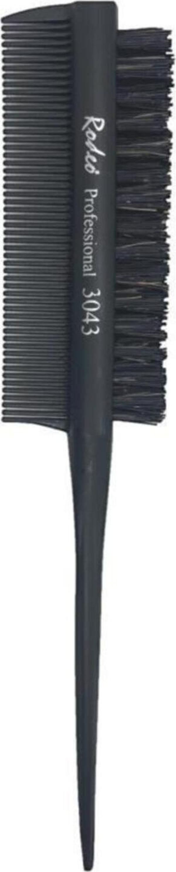 Rodeo Antistatic Carbon Ense Temizleme Fırçalı Kesim Tarak 3043 - Image 1