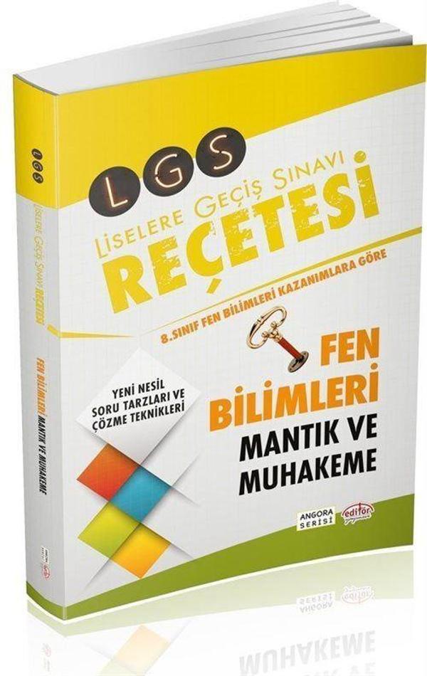 8. Sınıf Fen Bilimleri Mantık ve Muhakeme Reçetesi / Angora Serisi - Editör - Image 1