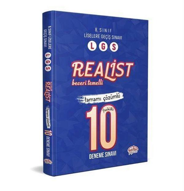 LGS Realist Tamamı Çözümlü 10 Deneme Sınavı - Editör - Image 1