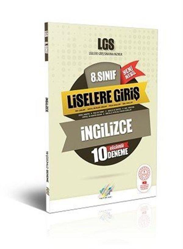 8. Sınıf LGS İngilizce 10 Çözümlü Deneme - FDD Yayınları - Image 1