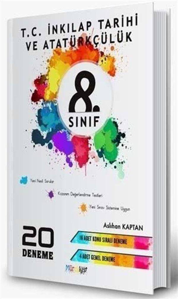 8. Sınıf Sınıf T. C. İnkılap Tarihi ve Atatürkçülük 20 Deneme - Mürekkep Yayıncılık - Image 1