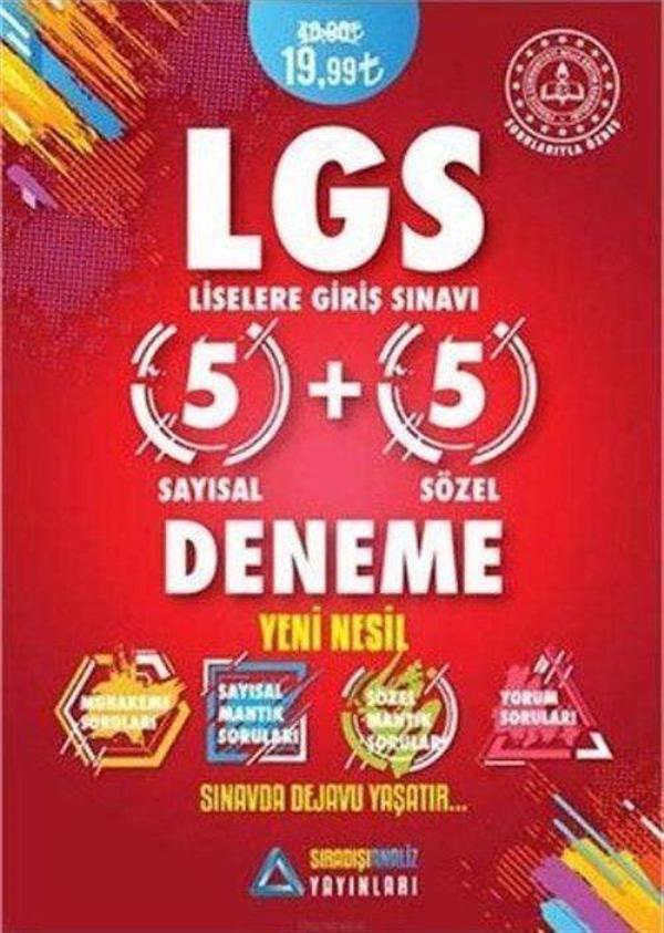 LGS Yeni Nesil 5 Sayısal 5 Sözel - Sıradışı Analiz Yayınları - Image 1