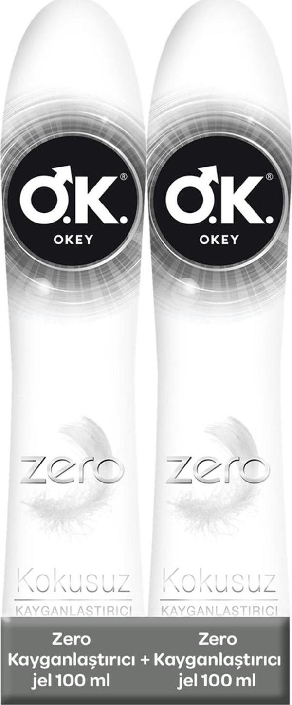 Okey Zero Kayganlaştırıcı Jel 2 x 100 ML - Image 1