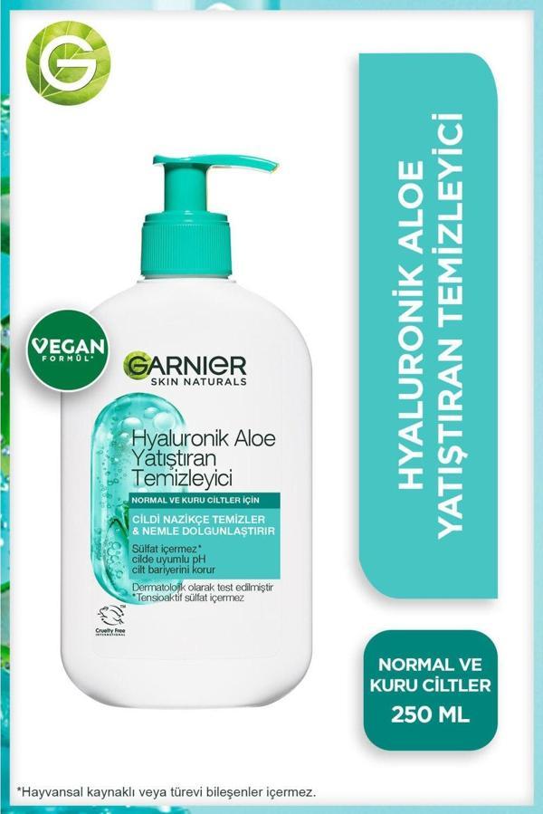 Garnier Hyaluronik Aloe Nemlendiren ve Yatıştıran Temizleyici 250 ml - Image 1