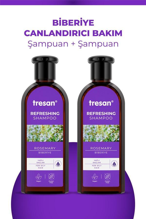 Tresan Biberiye Canlandırıcı Bakım Şampuanı 300 ml X 2 Adet - Image 1