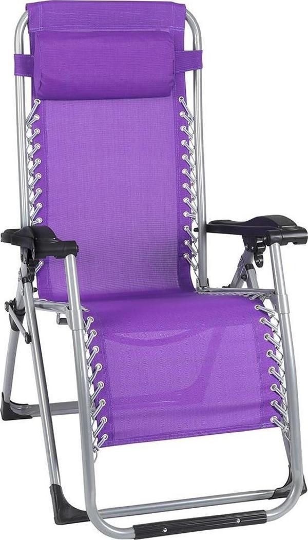 AndOutdoor Teline Katlanır Şezlong - Image 1
