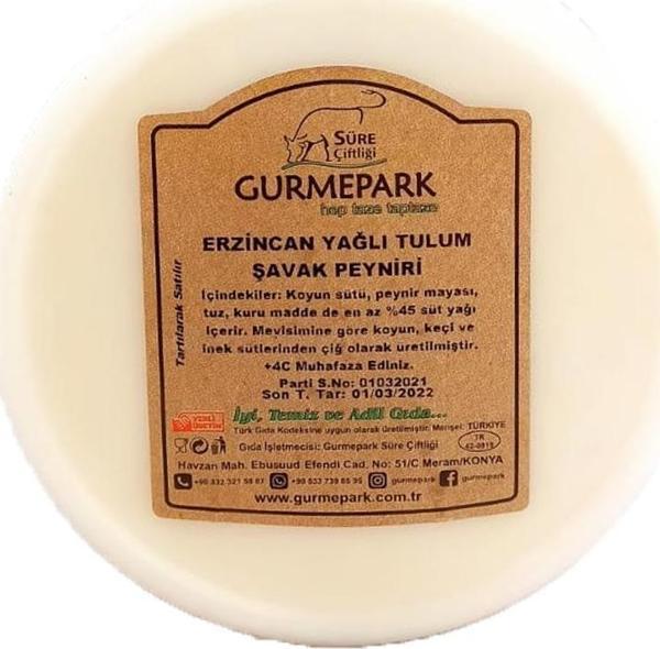 Erzincan Yağlı Tulum Şavak Peynir 1000 g ℮ - Image 1