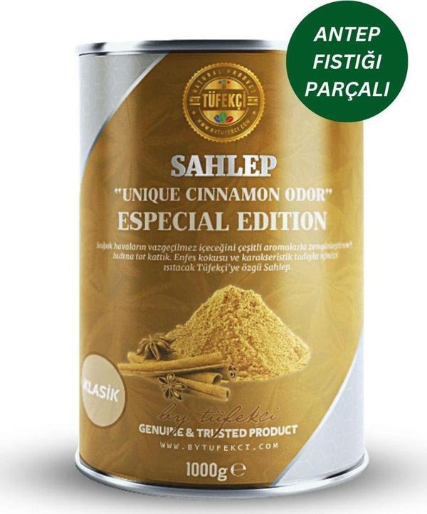 By Tüfekçi Antep Fıstık Parçacıklı Salep Gerçek Şeker 1000 Gr - Image 1