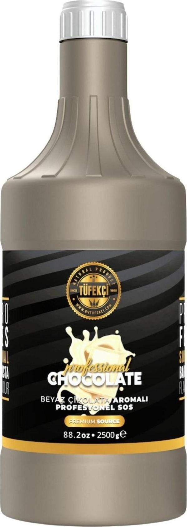 By Tüfekçi Beyaz Çikolata Profesyonel Bar Sos 82.2 Oz 2500 Gr - Image 1