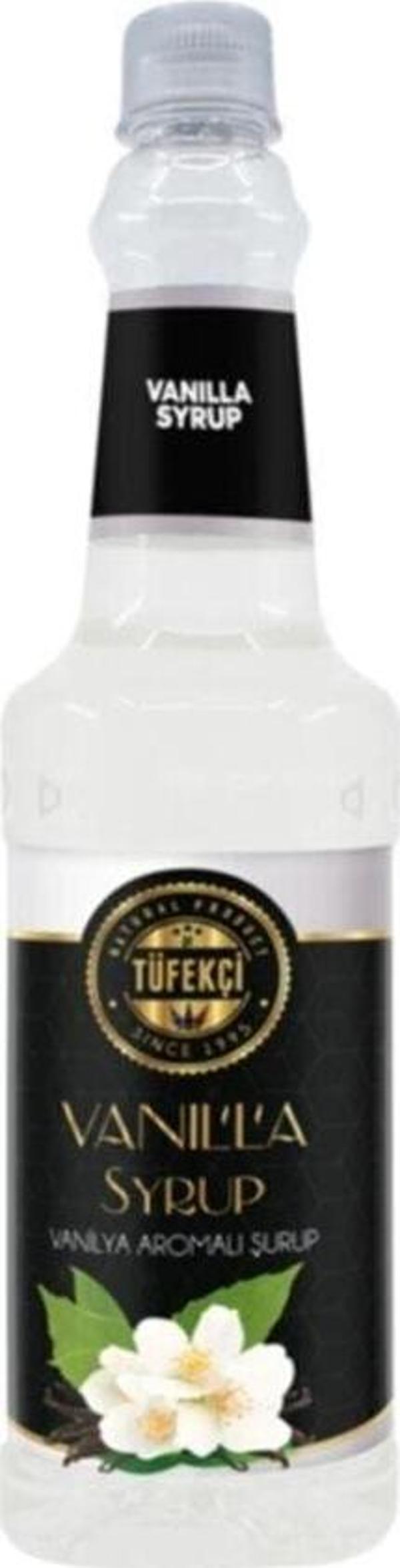 By Tüfekçi Beyaz Çikolata White Chocolate Kokteyl Ve Kahve Şurubu Yeni Formül Yüksek Aroma 750 Ml - Image 1