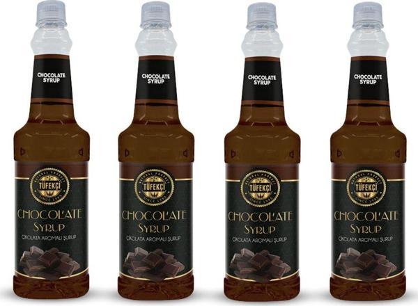 By Tüfekçi Çikolata Şurup 750 Ml 4'Lü Avantajlı Paket - Image 1