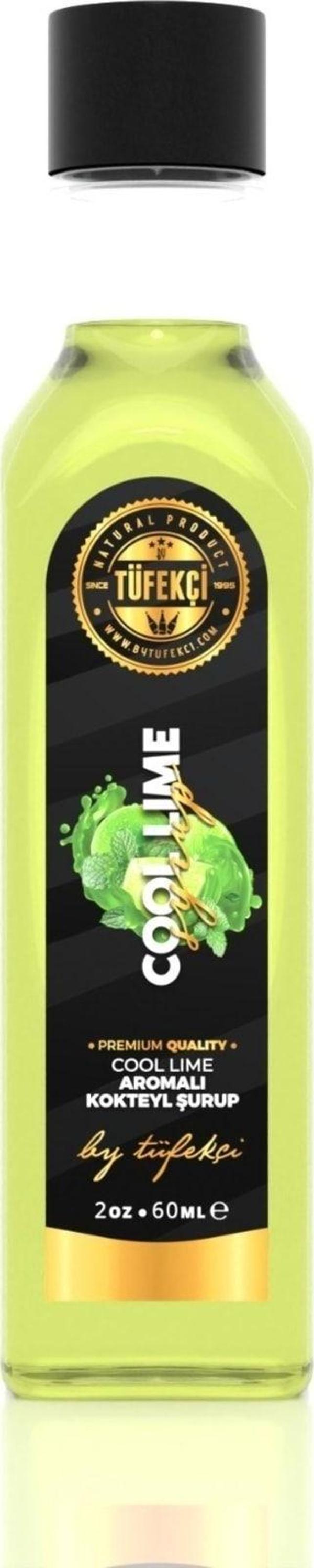 By Tüfekçi Cool Lime Konsantre Yoğun Lezzet Yüksek Ferahlık Gerçek Cool Lime Formülü (60Ml) - Image 1