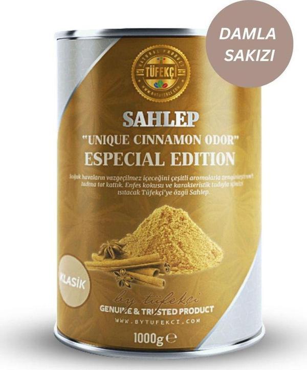 By Tüfekçi Damla Sakızlı Salep Gerçek Şeker 1000 Gr - Image 1