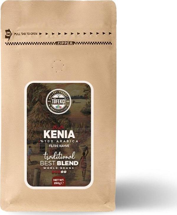 By Tüfekçi Kenia A.A Filtre Kahve (Filtre Kahve Makinesı Uyumlu) Medium Roast 250 Gr - Image 1