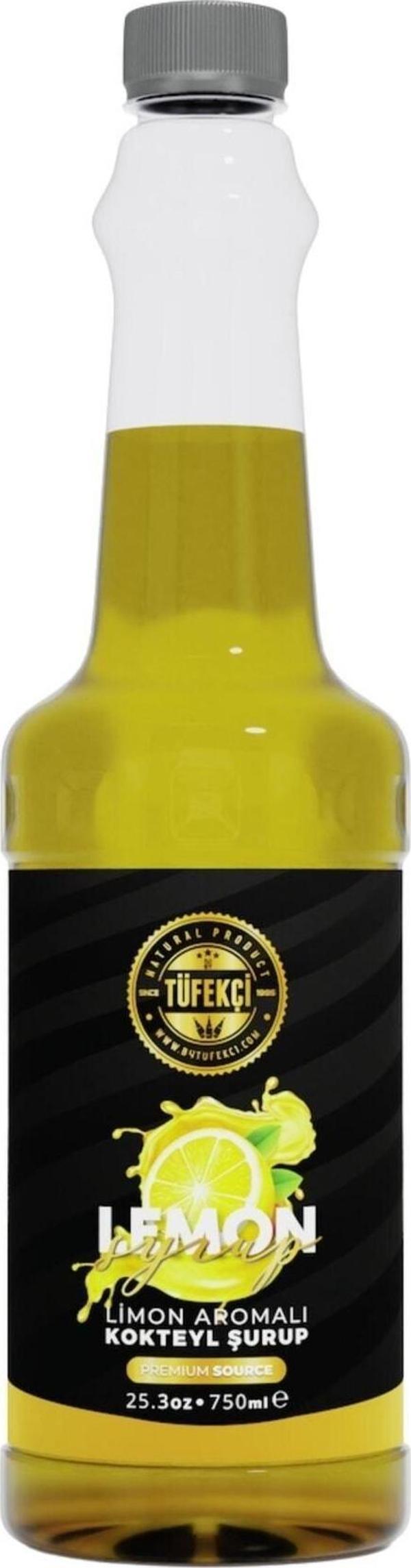By Tüfekçi Limon Aromalı Kokteyl Aromalı Şurubu 75 Cl - Image 1