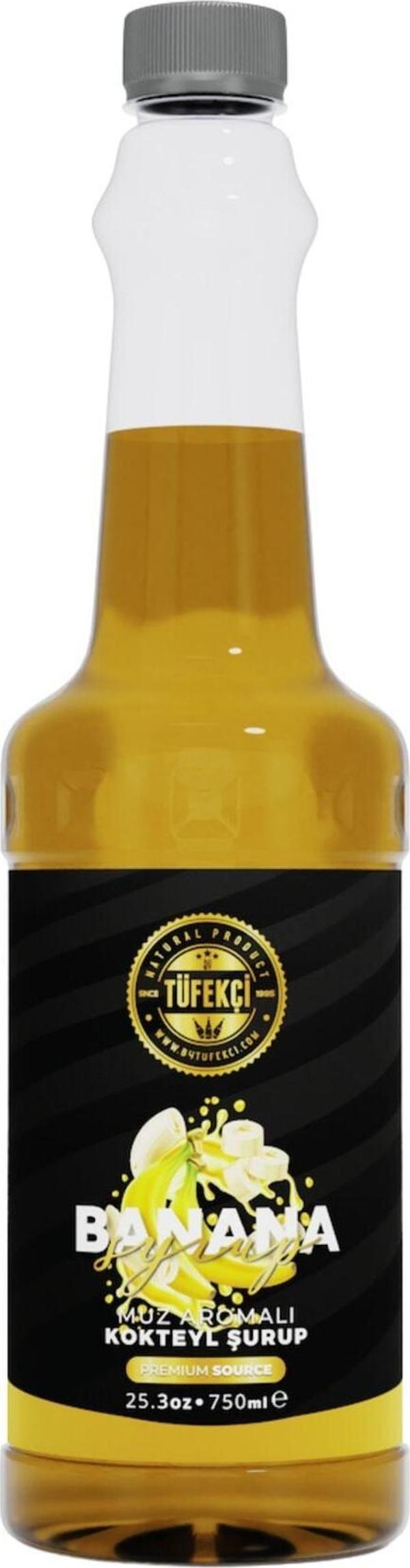 By Tüfekçi Muz Aromalı Kokteyl Şurubu 75 Cl - Image 1