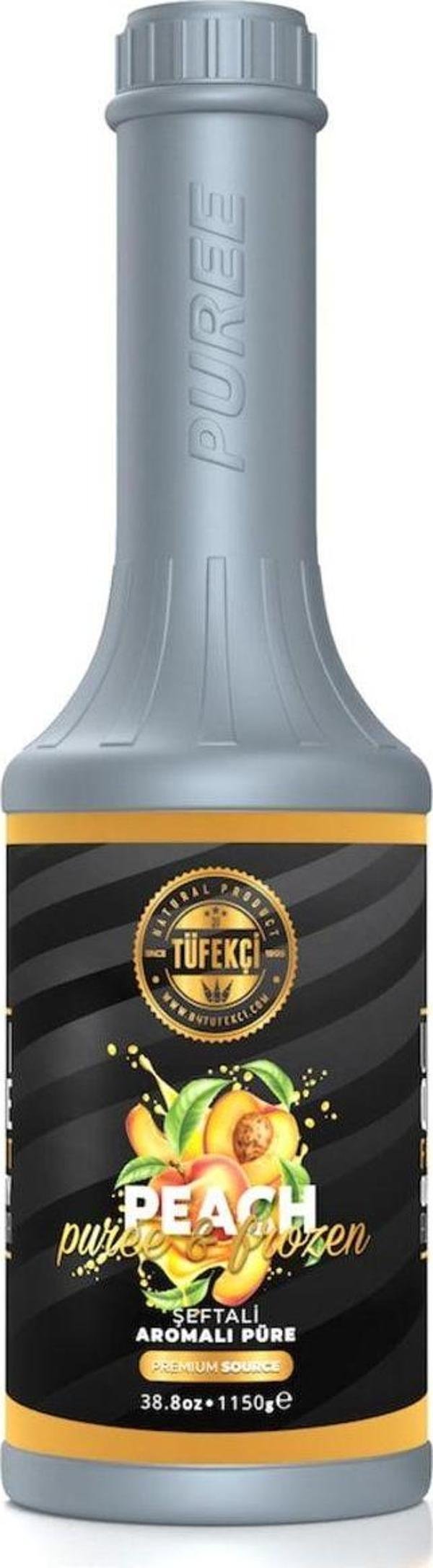 By Tüfekçi Premium Şeftali (Peach) Meyveli Sos %50 Gerçek Meyve Püresi 1150 Gr - Image 1