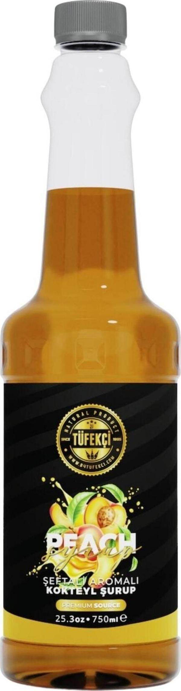 By Tüfekçi Şeftali Aromalı Kokteyl Şurubu 75 Cl - Image 1