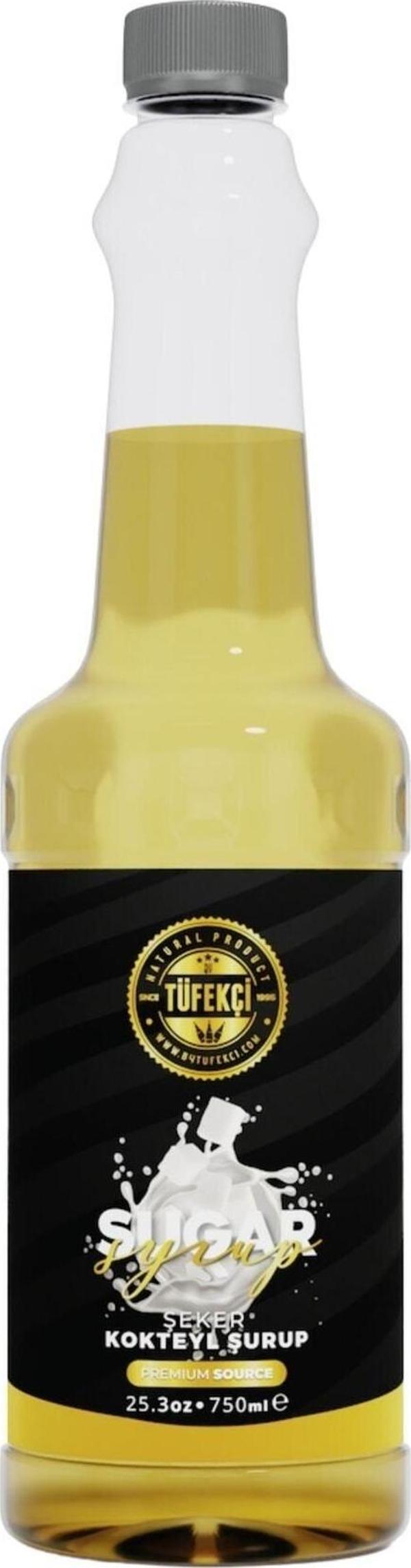 By Tüfekçi Şeker Sugar Kokteyl, Pasta Ve Kahve Şurubu Yeni Formül Yüksek Aroma 750 Ml - Image 1