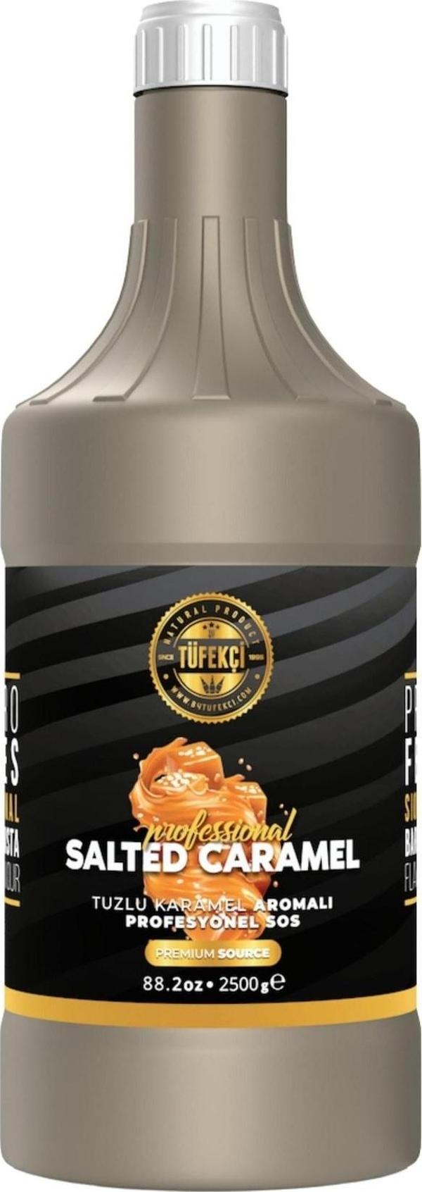 By Tüfekçi Tuzlu Karamel (Salted Karamel) Profesyonel Bar Sos, Tuzlu Karamel (82.2 Oz) 2500 Gr - Image 1