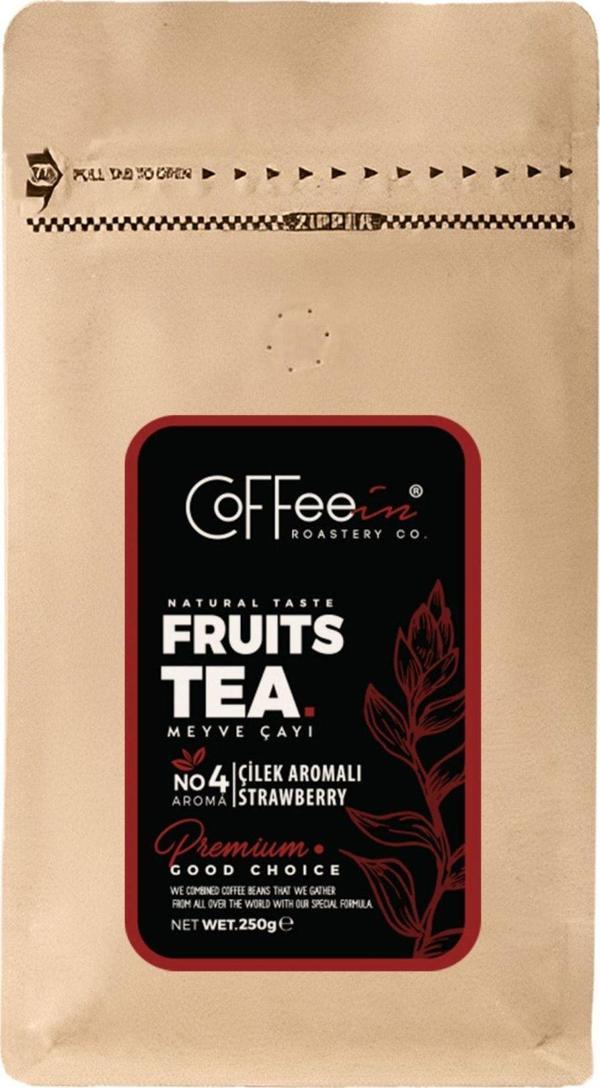 Coffeein Çilek Aromalı Meyve Çayı 250 Gr - Image 1