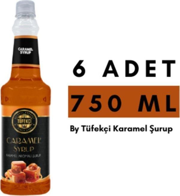 By Tüfekçi Karamel Şurup - Avantajlı Paket-6X750Ml - Image 1