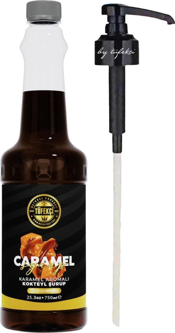 By Tüfekçi Karamel Şurup 750Ml Ve Şurup Pompası - Image 1