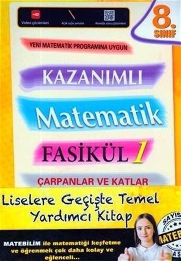8. Sınıf Kazanımlı Matematik Fasikül 1 - Çarpanlar ve Katlar - Karekod Yayınları - Image 1