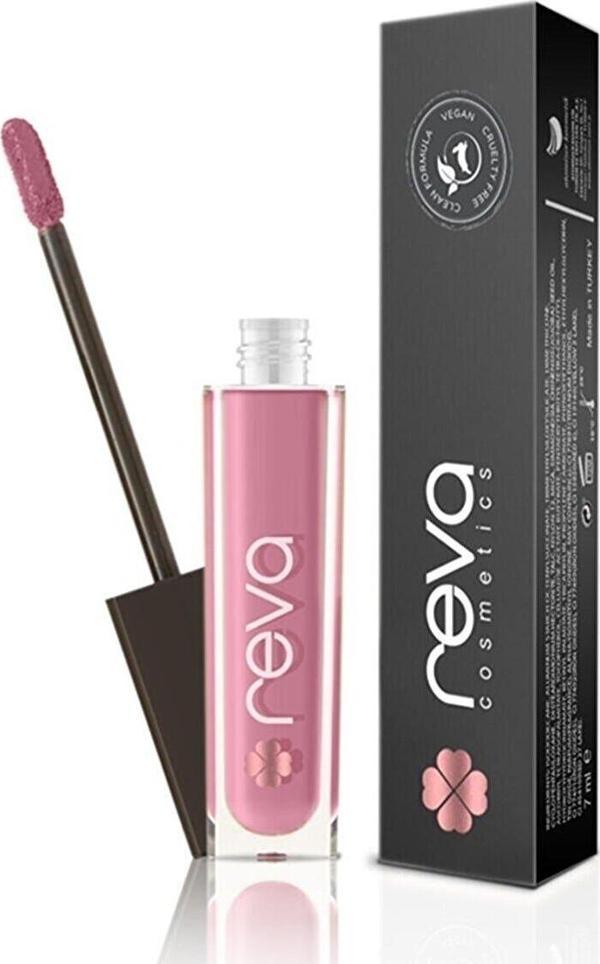 Creamy Matte Lip Gloss Wild Rose - Mat Krem Dudak Parlatıcısı - No: 105 - Vegan & Temiz İçerik - Image 1