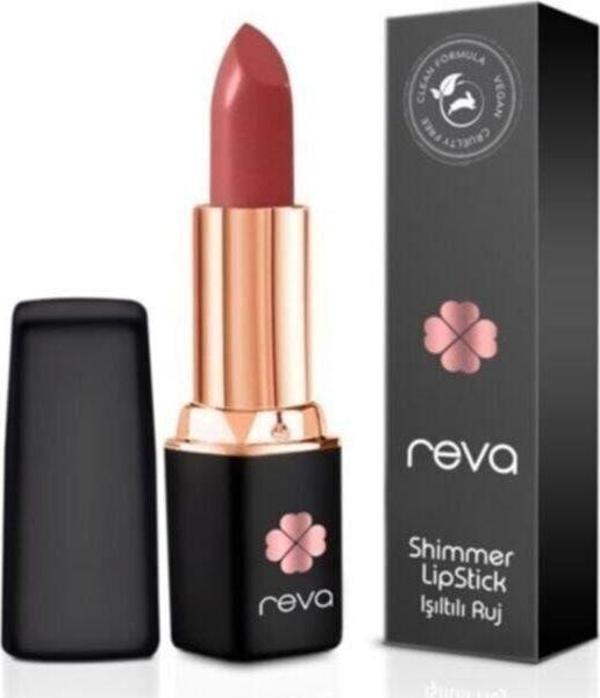 Işıltı Ruj - Shimmer Lipstick Mineral Red - No: 908 - Vegan & Temiz İçerik - Image 1