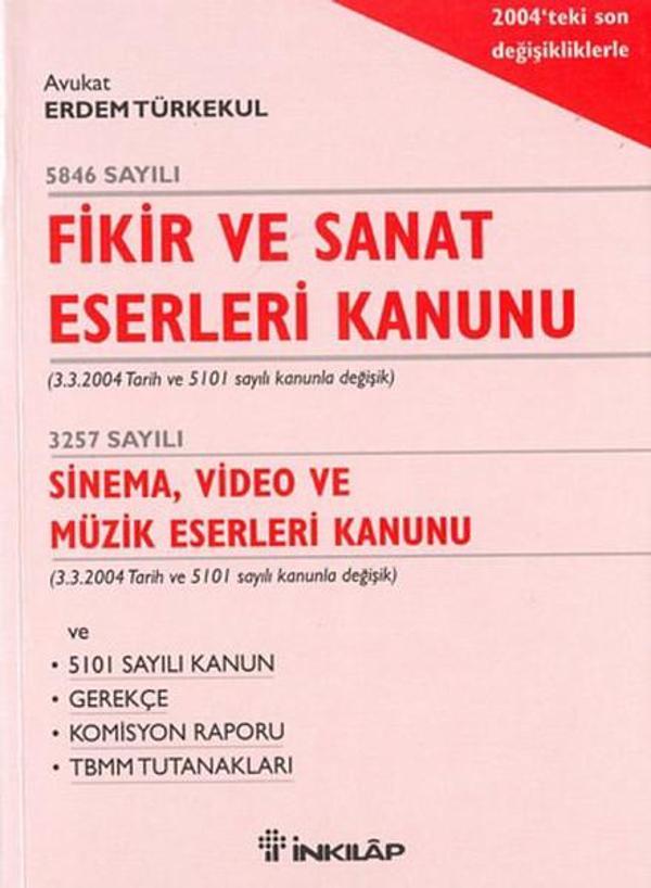 Fikir ve Sanat Eserleri Kanunu - İnkılap Kitabevi Yayınevi - Image 1