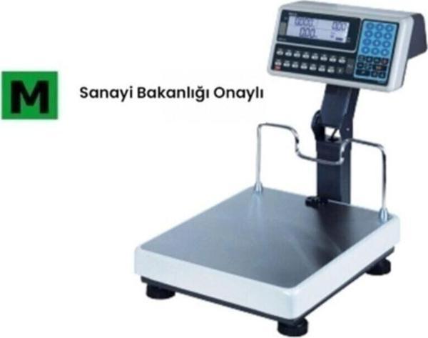 Tem 35x40 Lcd Ekran Kırılır Boyun Fiyat Hesaplamalı Baskül 150 Kg - Image 1