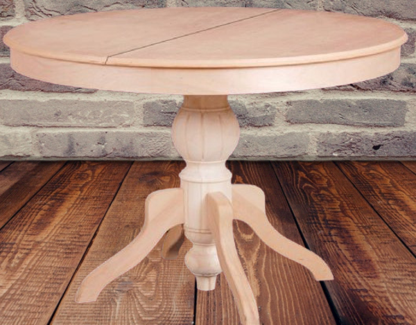  Masa 14560 Baba Ayak Kayın Kaplam MDF Tabla Ihlamur Ayak HAM Natüre 110 el yapım - Image 1