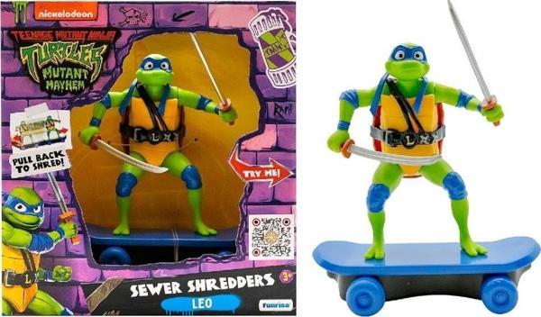 Tmnt Ninja Kaplumbağalar Çek Bırak Kaykay Figür Leo - Image 1