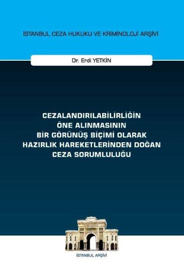 Cezalandırılabilirliğin Öne Alınmasının Bir Görünüş Biçimi Olarak Hazırlık Hareketlerinden Doğan Cez - On İki Levha Yayıncılık - Image 1