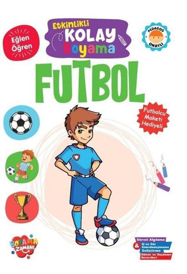 Futbol - Etkinlikli Kolay Boyama - Boyama Zamanı Yayınları - Image 1