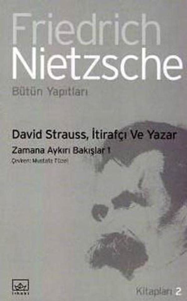 David Strauss - İtirafçı ve Yazar-Zamana Aykırı Bakışlar 1 - İthaki Yayınları - Image 1