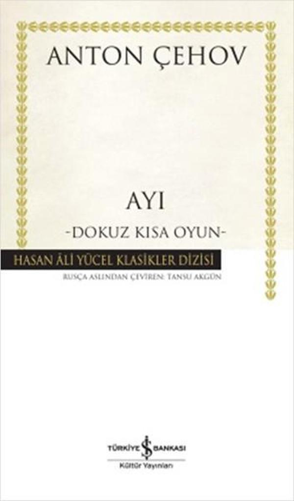 Ayı - Hasan Ali Yücel Klasikleri - İş Bankası Kültür Yayınları - Image 1