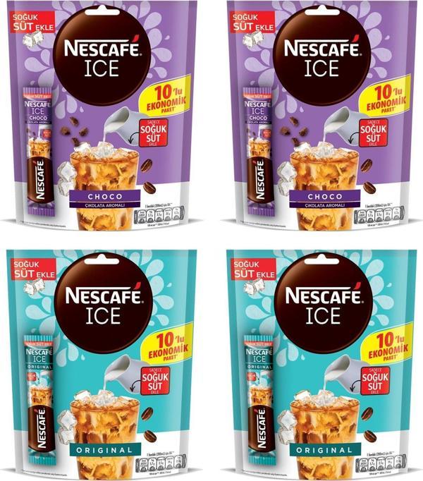 Nescafe Ice Original ve Choco 10 lu / 4 lü Karma Paket - Image 1