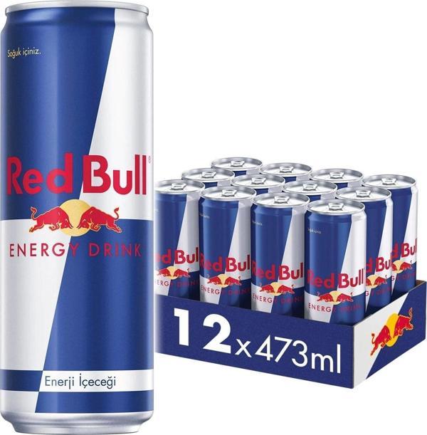 Red Bull Enerji İçeceği 473 ml 12 li - Image 1