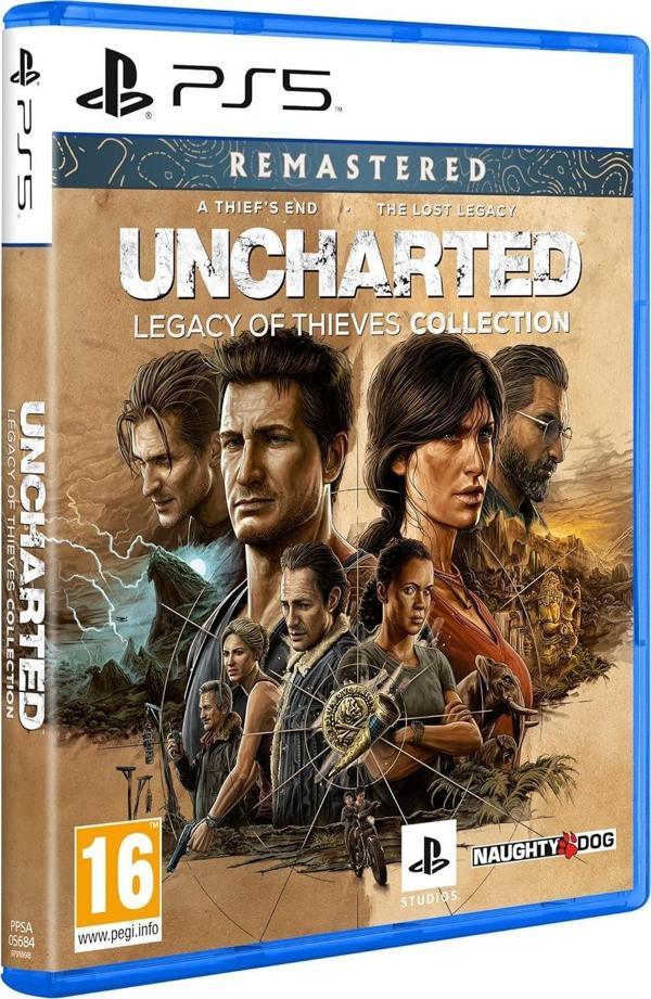 Uncharted Legacy Of Thieves Collection Remastered Ps5 Oyun - Image 1